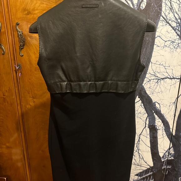 Jean Paul Gaultier Leather Jersey Dress - Picture 9 of 13